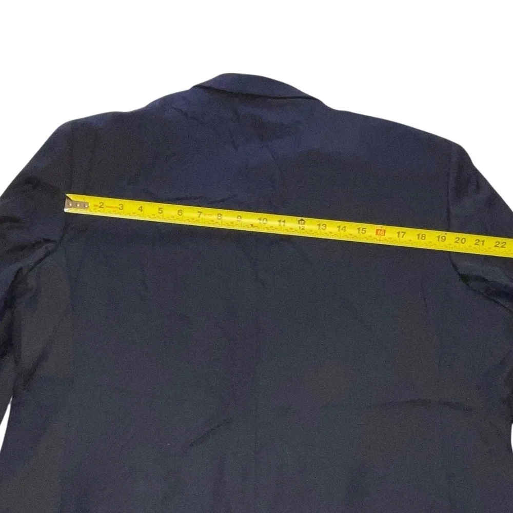 Jos A Bank Traveler Tech Navy Wool Blend Sport Coat Blazer 48 Long Slim Fit NWOT